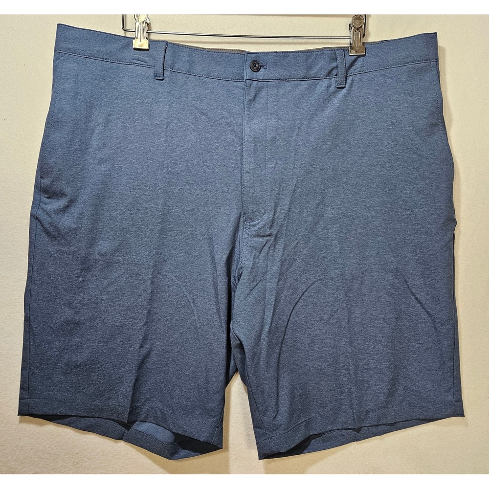 Ben Hogan Men's Stretch Golf Shorts, Denim Heather Blue, Size 44, 9" Inseam, NEW